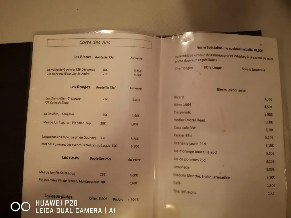 Menu_Le Pat'Daniel's_Montpellier_image_4