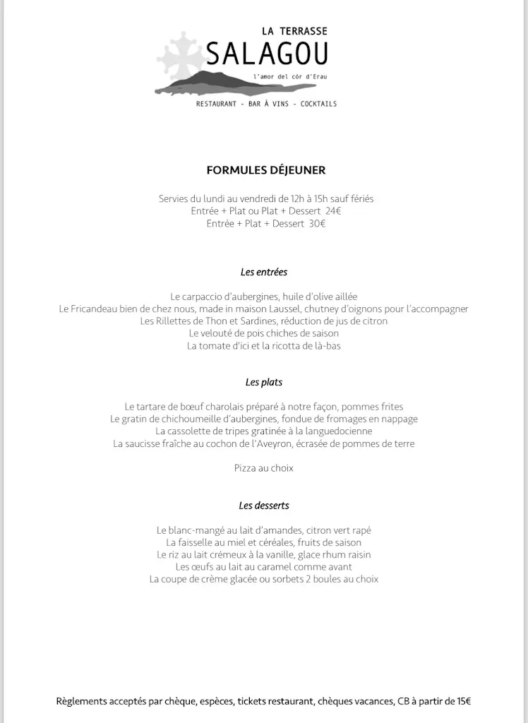 Menu_La Terrasse Salagou_Clermont-l'Hérault_immagine_2