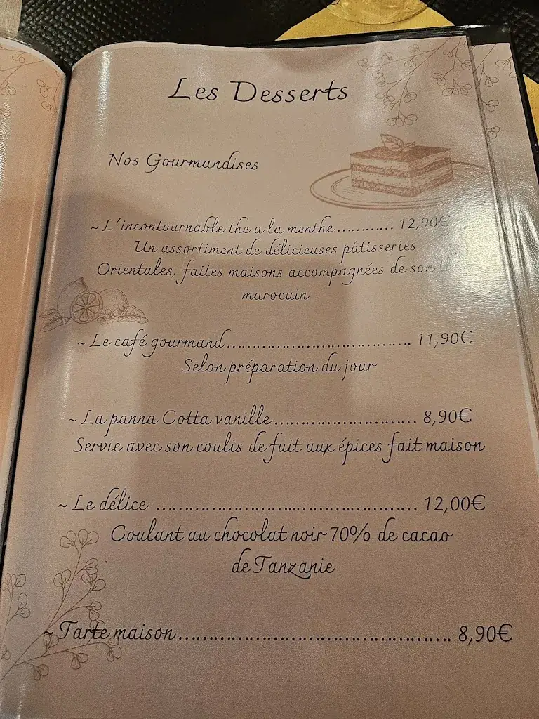 Menu_La Table De Rédouane_Clermont-l'Hérault_image_1