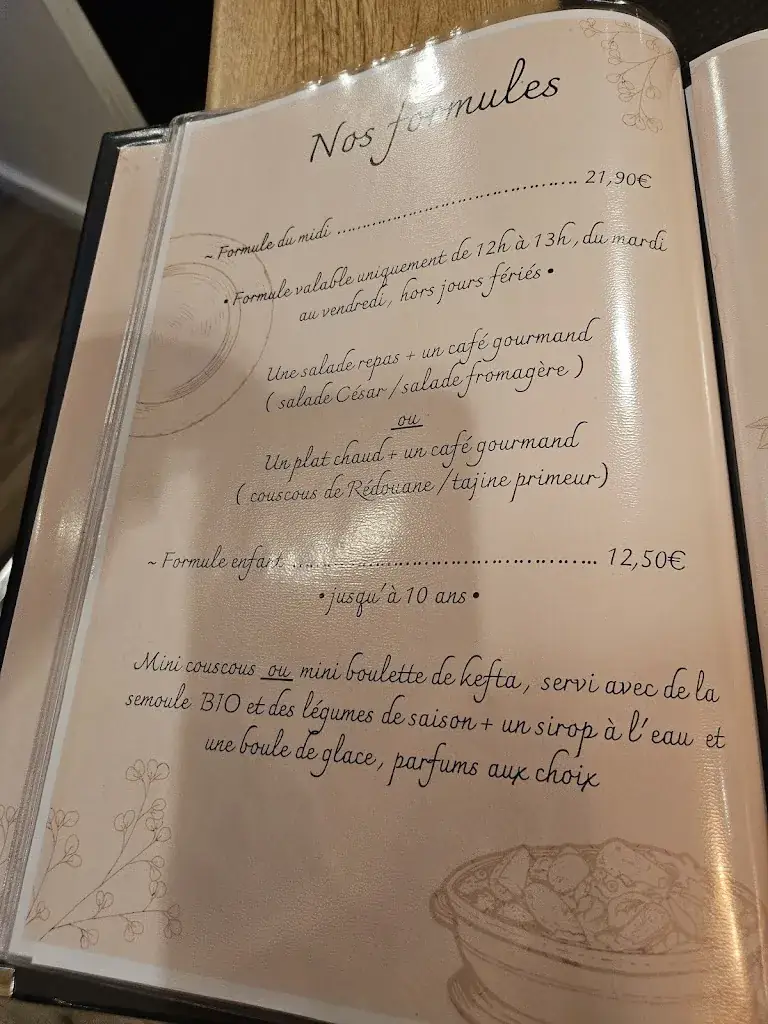 Menu_La Table De Rédouane_Clermont-l'Hérault_image_2