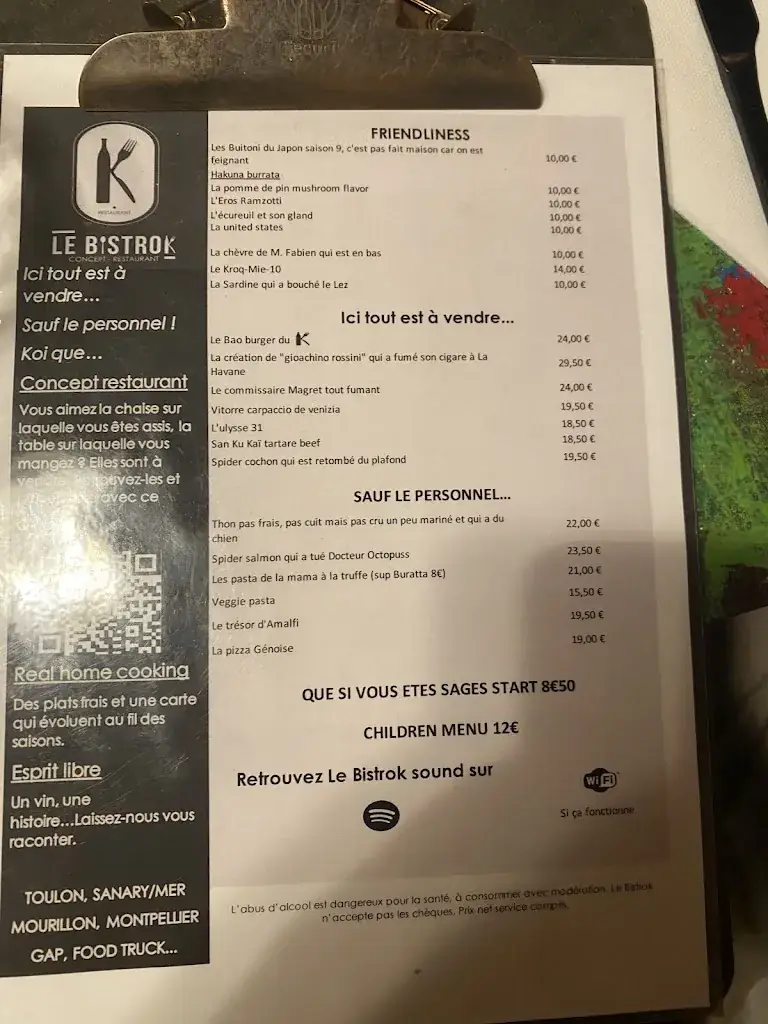 Menu_Le Bistrok Montpellier_Montpellier_image_1