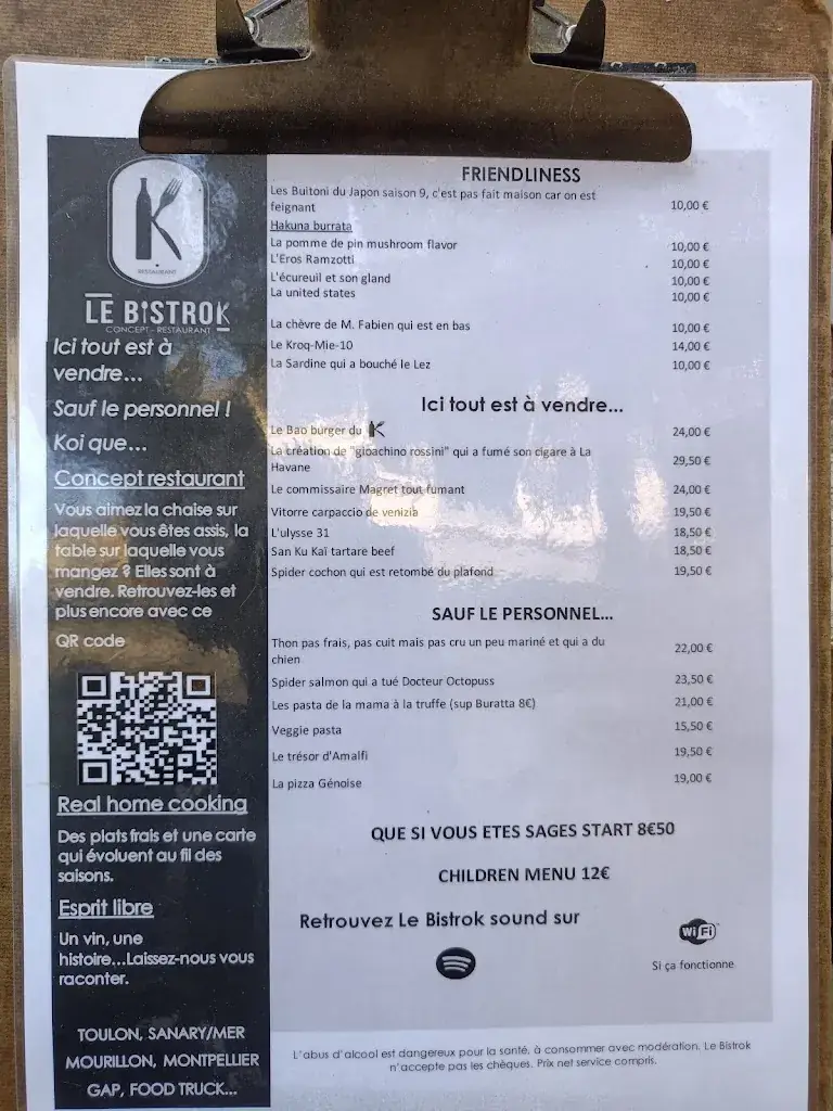 Menu_Le Bistrok Montpellier_Montpellier_image_2