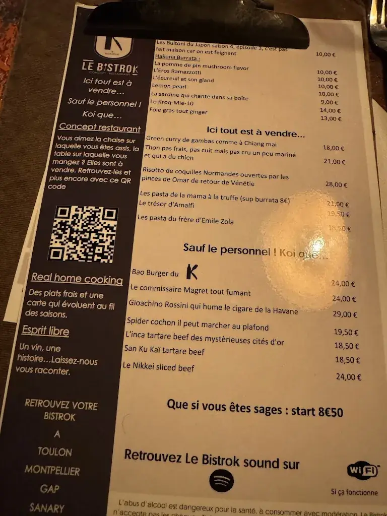 Menu_Le Bistrok Montpellier_Montpellier_image_3