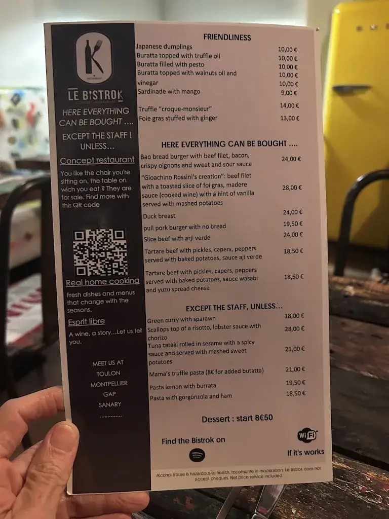 Menu_Le Bistrok Montpellier_Montpellier_image_4