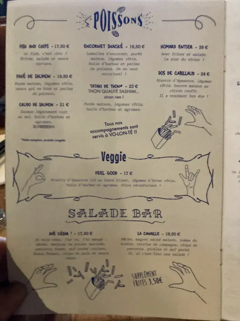 Menu_La Côte et l'Arête - Montauban_Montauban_image_2