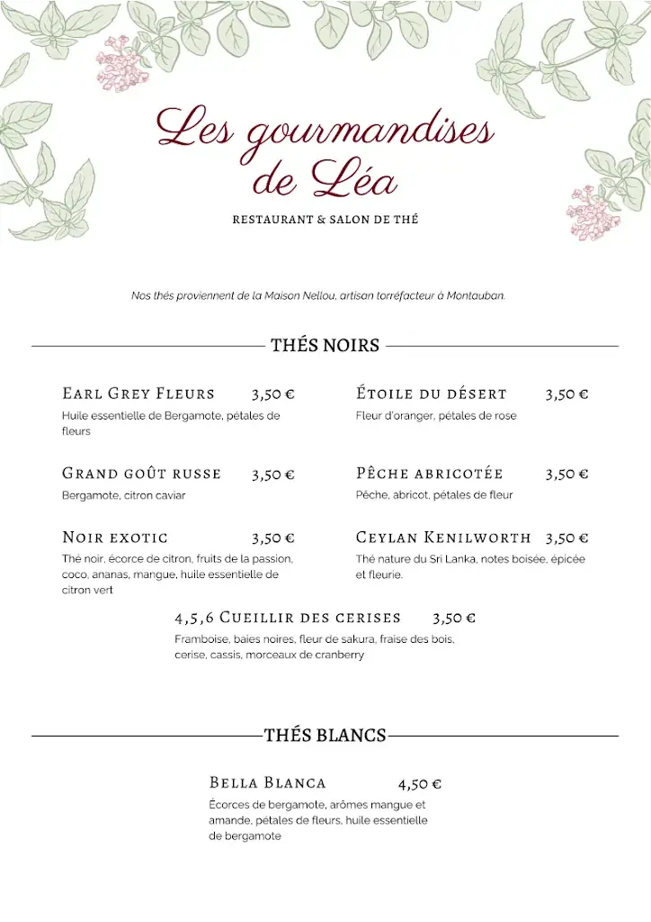 Menu_Les Gourmandises de Léa_Montauban_image_2