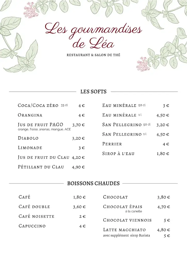 Menu_Les Gourmandises de Léa_Montauban_image_3