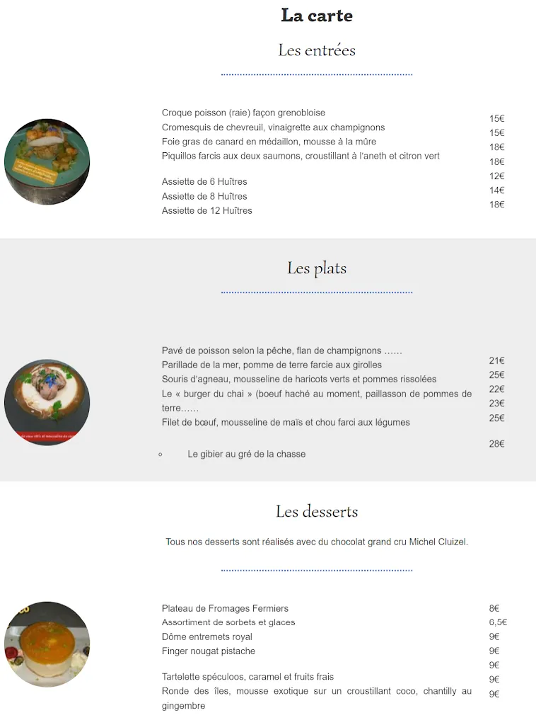 Menu_Le chai de fages_Drémil-Lafage_image_1