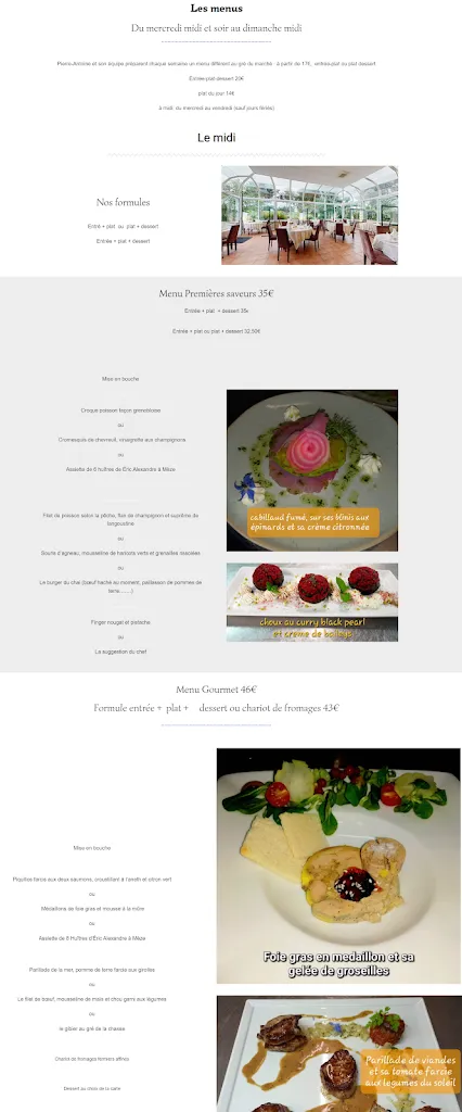 Menu_Le chai de fages_Drémil-Lafage_image_2