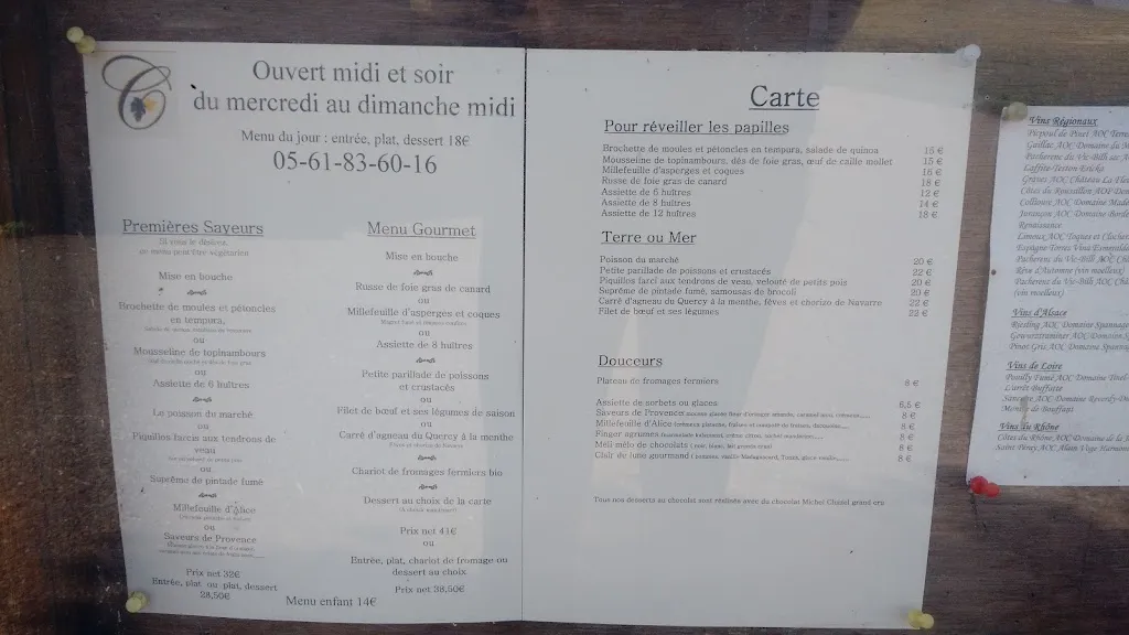 Menu_Le chai de fages_Drémil-Lafage_image_4