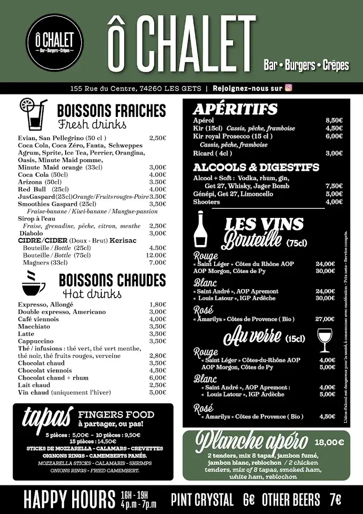 Menu_Ô Chalet Les Gets_Gets_image_2
