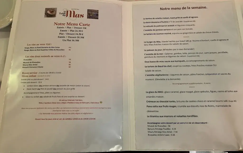 Menu_Restaurant La Table du Mas_Perpignan_image_3