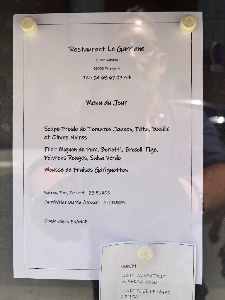 Menu_Le Garriane_Perpignan_image_4