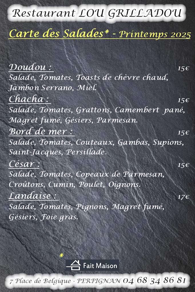 Menu_Restaurant Lou Grilladou_Perpignan_image_1