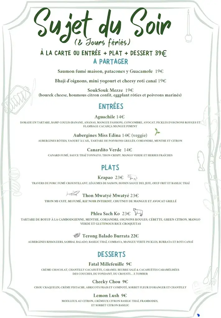 Menu_Restaurant Le Sujet_Perpignan_image_2