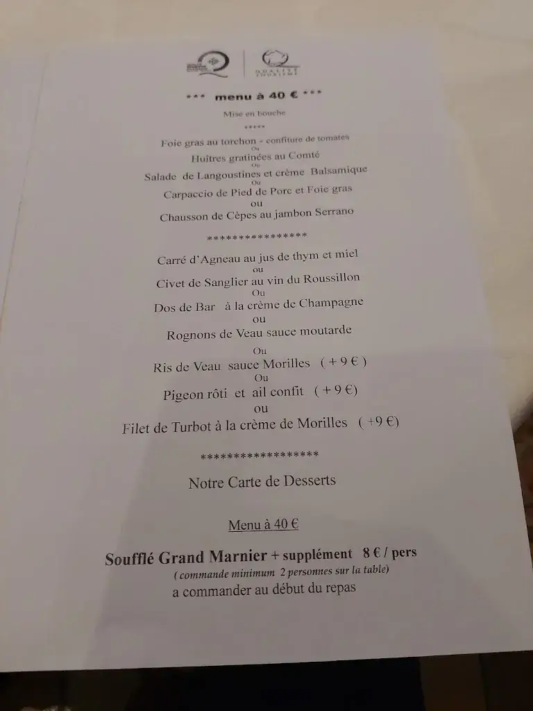 Menu_Restaurant Les Antiquaires_Perpignan_immagine_3