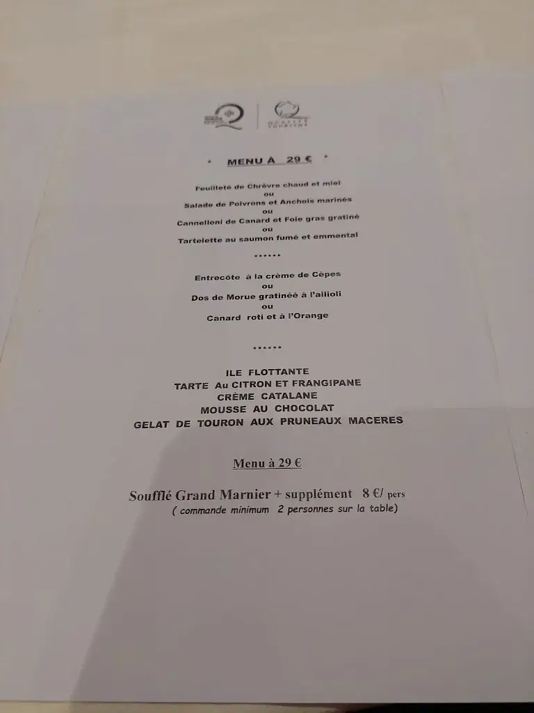 Menu_Restaurant Les Antiquaires_Perpignan_immagine_4