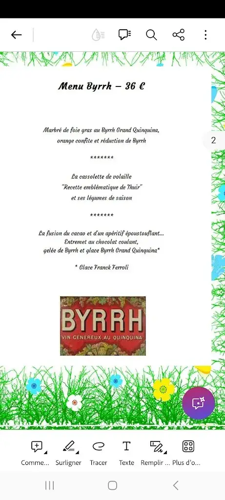 Menu_Le Patio Catalan_Thuir_image_4