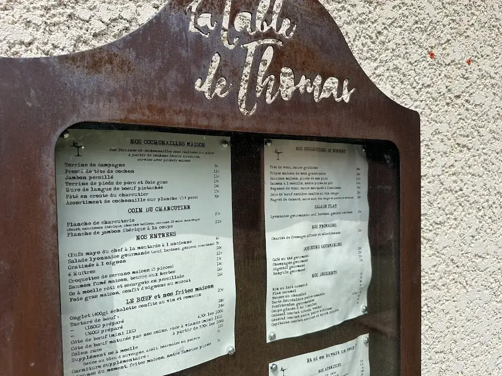 Menu_La table de Thomas🥩 | Restaurant viande - Restaurant | Perpignan_Perpignan_image_3