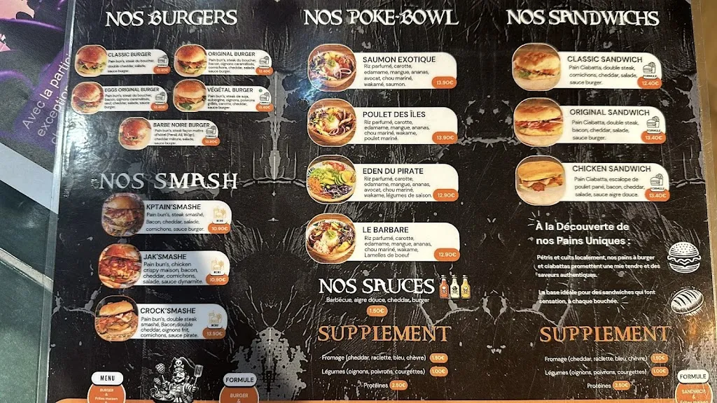 Menu_BLACK PEARL CUGNAUX_Cugnaux_image_1