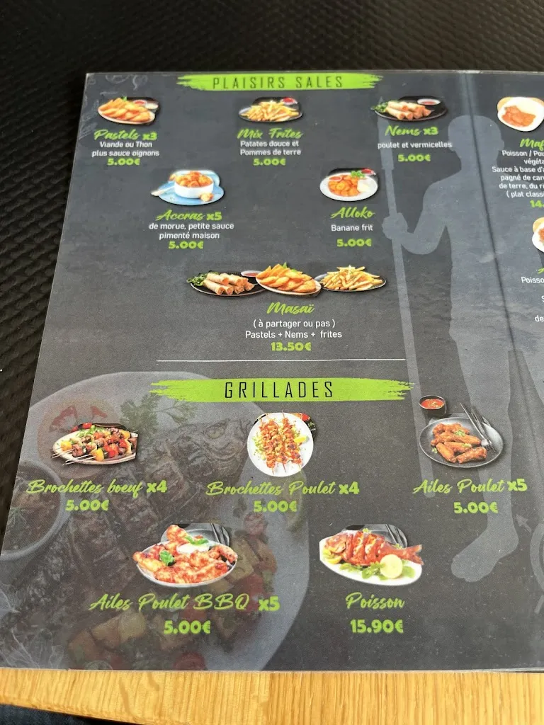 Menü_Tribal African Art Food Cugnaux_Cugnaux_Bild_2