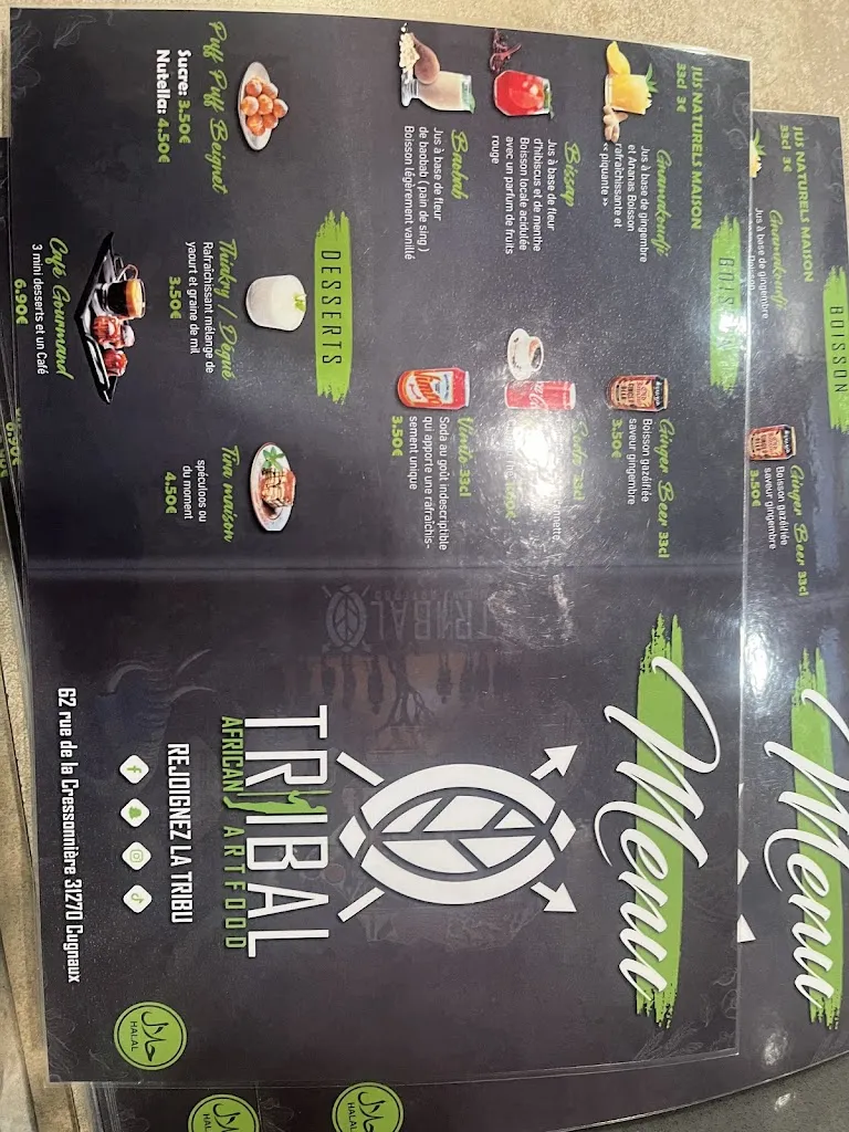 Menü_Tribal African Art Food Cugnaux_Cugnaux_Bild_4