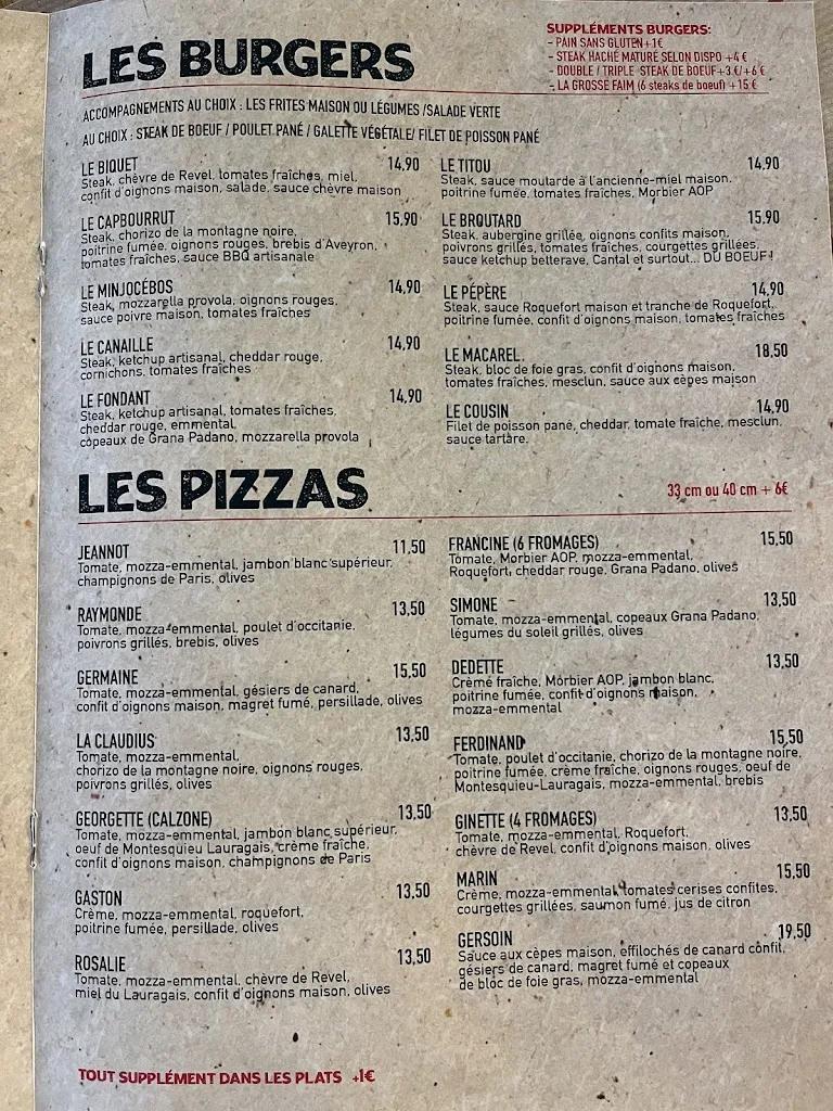 Menu_Restaurant Le Billot de Lucien_Cugnaux_image_2