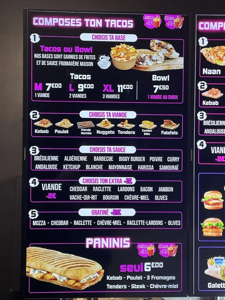 Menu_La French Tacos_Cugnaux_image_2