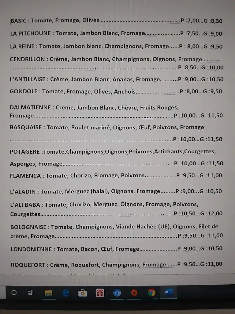 Menu_Pizza Et Compagnie_Cugnaux_image_2