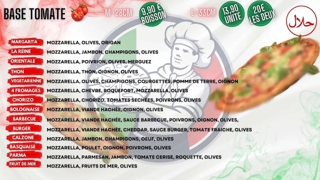 Menu_Pizza Délice_Cugnaux_image_1