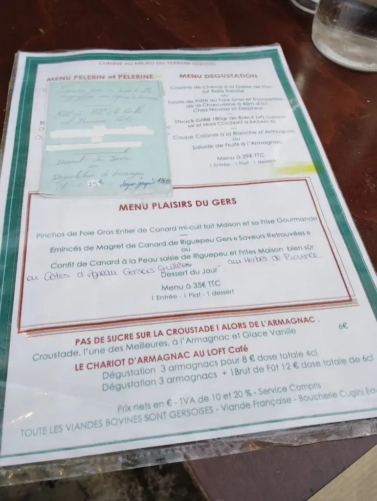 Menu_Loft Cafe_Eauze_image_1