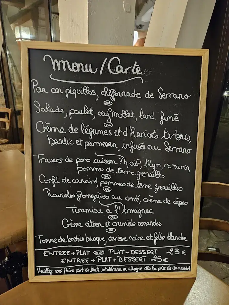 Menu_Guinguette du Pouy_Eauze_image_2