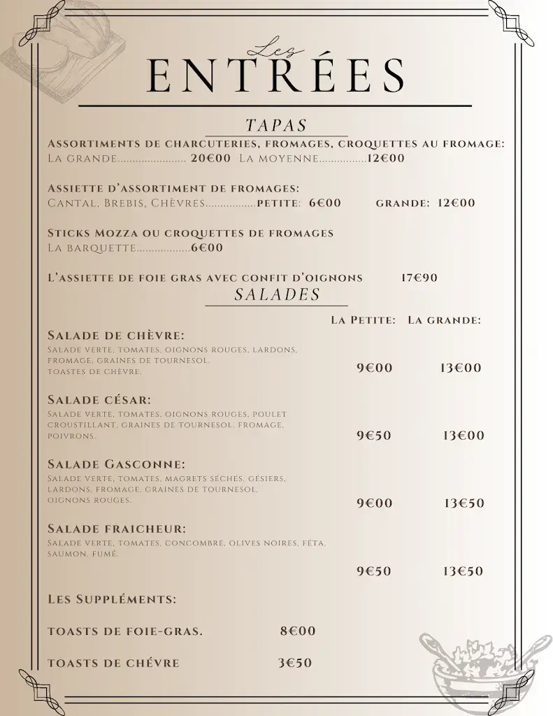 Menu_L'entracte_Eauze_image_1