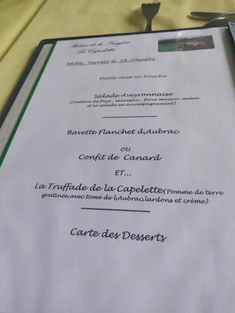 Menu_Restaurant Au Relais de la Truyère_Montézic_image_1