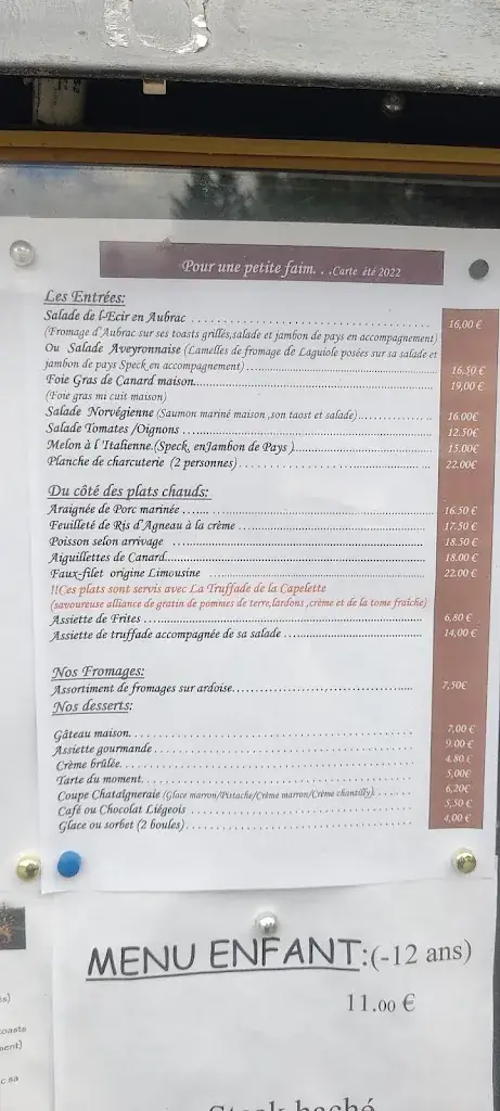 Menu_Restaurant Au Relais de la Truyère_Montézic_image_4