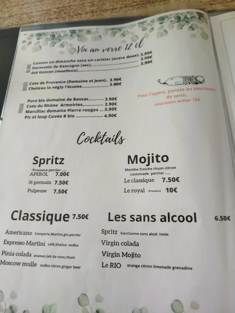 Menu_L'Auberge Fleurie_Nayrac_image_3