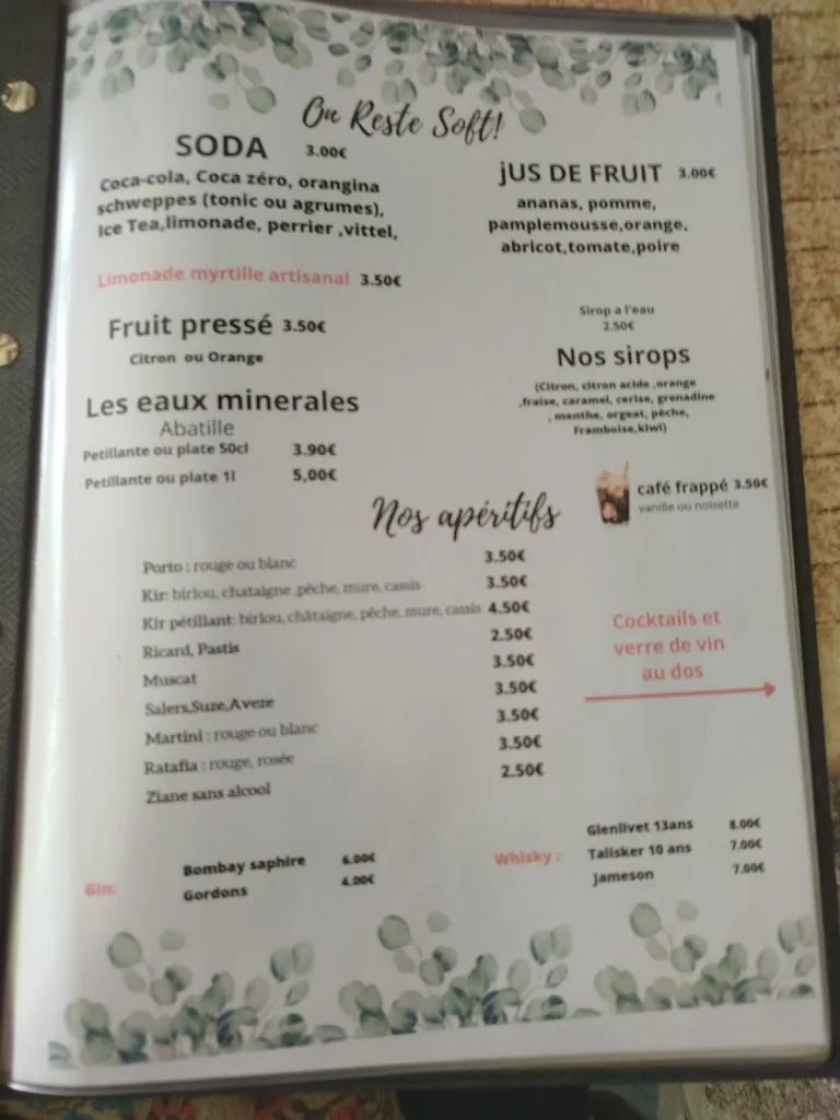 Menu_L'Auberge Fleurie_Nayrac_image_4