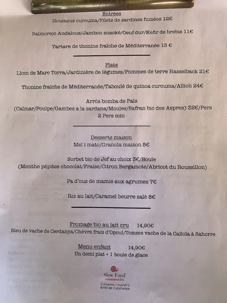 Menu_Restaurant El Sílex_Tautavel_image_2