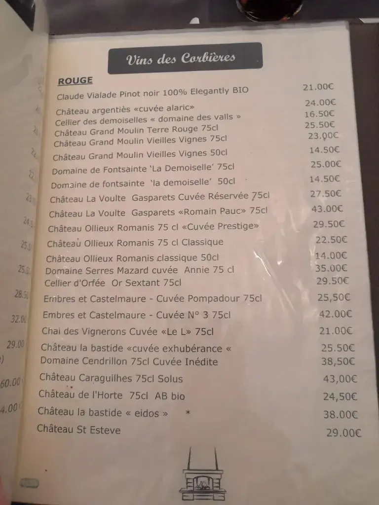 Menu_Restaurant Le Tournedos_Lézignan-Corbières_image_4