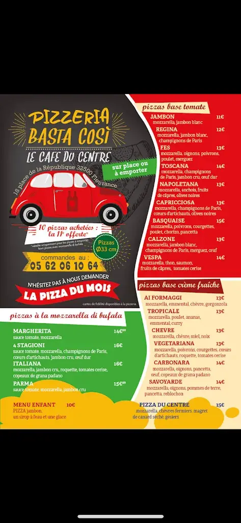 Menu_Café du Center_Fleurance_image_2