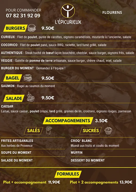 Menu_L’Epicurieux Flourens_Flourens_image_1
