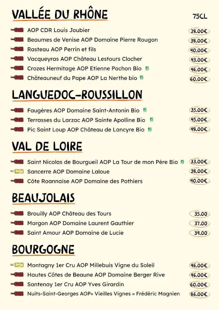 Menu_Bistrot De La Pointe Percée_Grand-Bornand_image_1