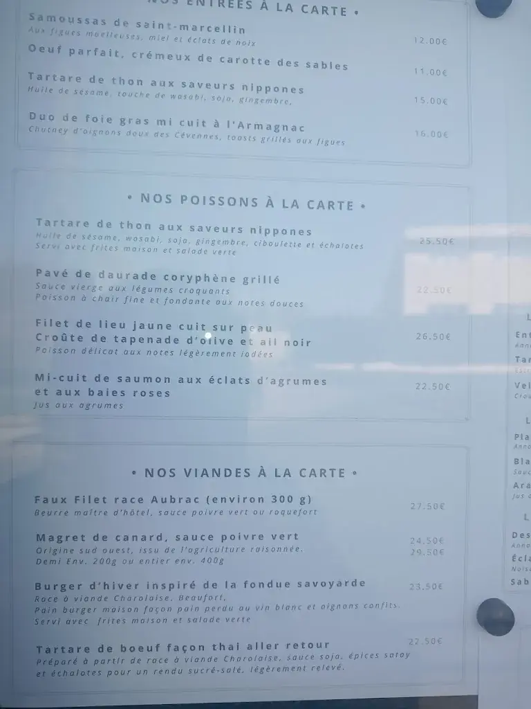 Menu_Restaurant L' Un des Sens Saint Jean De Védas_Saint-Jean-de-Védas_immagine_4