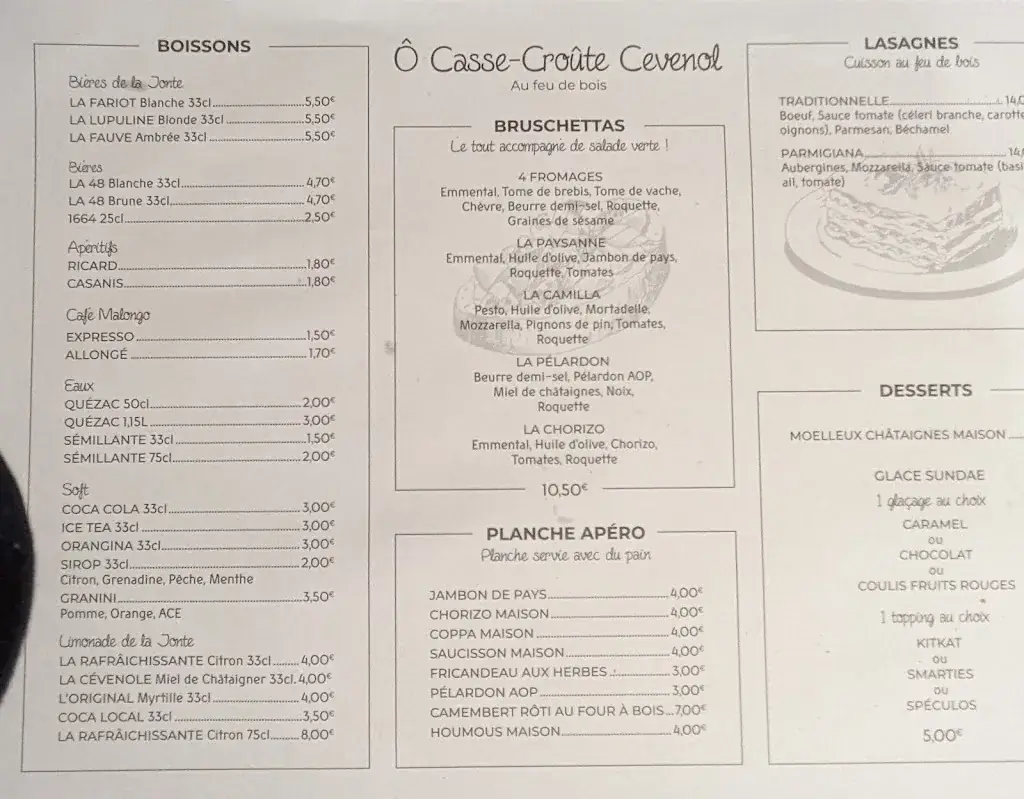 Menu_La Dolce_Rivières_immagine_2