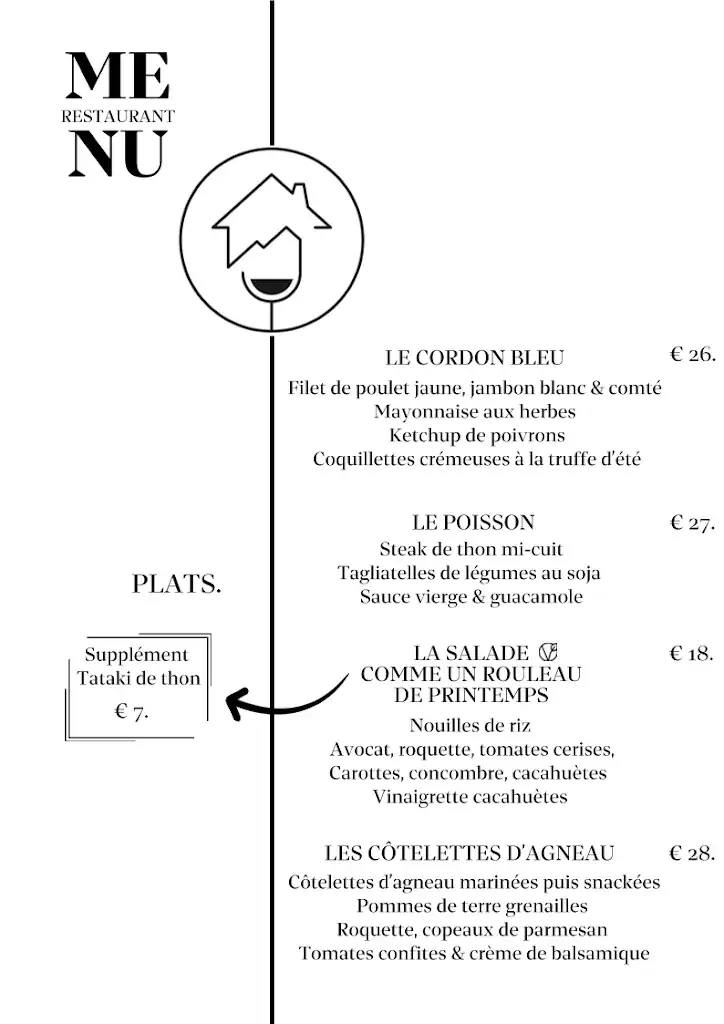 Menu_Restaurant Auberge du Pré Vieux , Le Grand-Bornand_Grand-Bornand_image_2