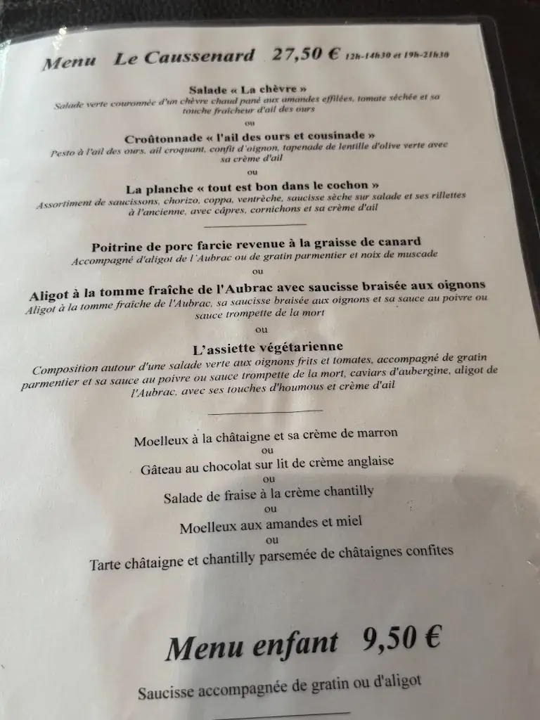 Menu_Restaurant Chez Les Paysans_Rivières_image_1