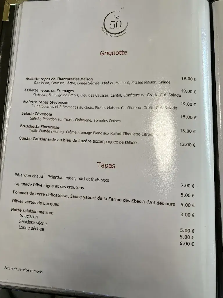 Menu_Le 50_Rivières_image_1