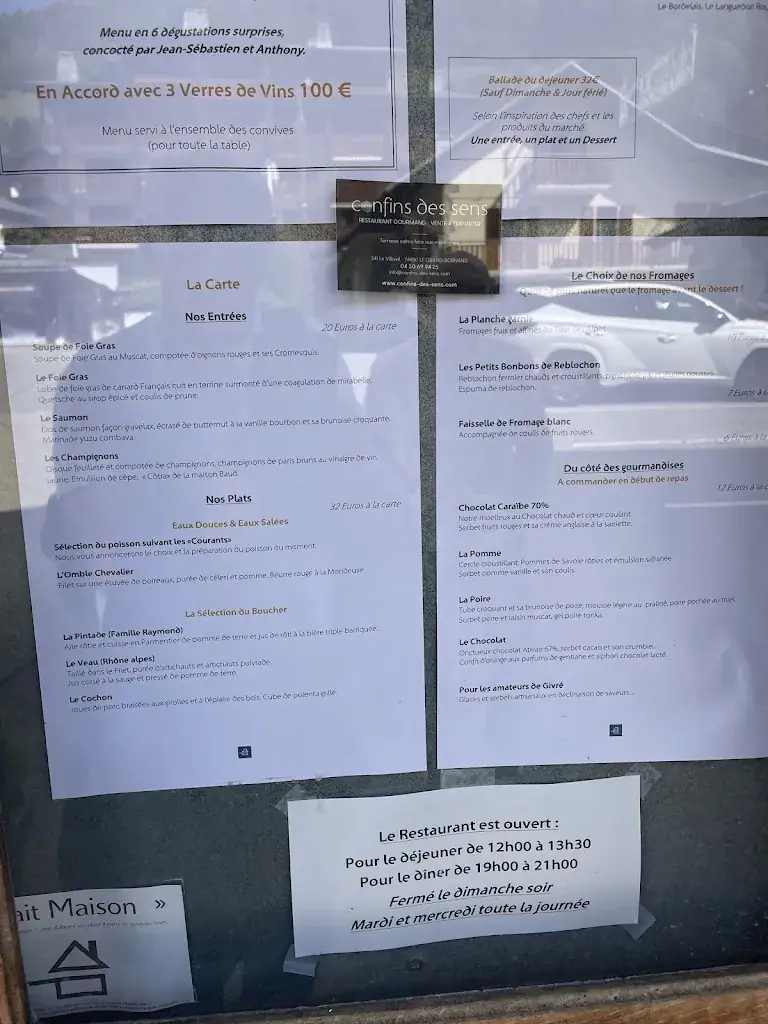 Menu_Confins des Sens_Grand-Bornand_image_1