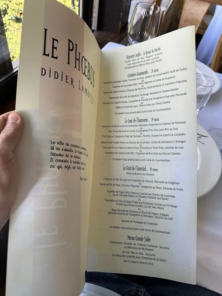 Menu_La Perlotte du Phoebus_Foix_image_1