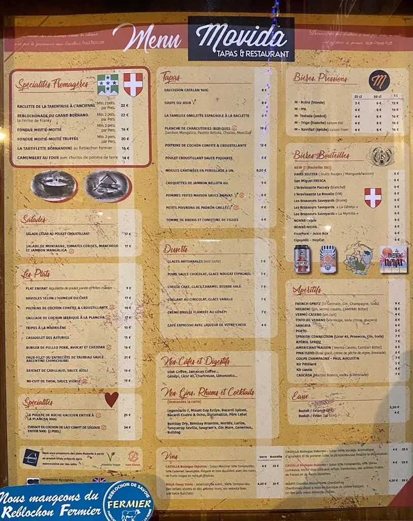 Menu_Tapas Movida Restaurant_Grand-Bornand_image_2